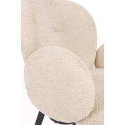 thumbnail: Housecraft Living Housecraft Living Alaz Eetkamerstoelen met armleuning Off-white (set van 2) Alaz Eetkamerstoelen met armleuning Off-white - Set van 2