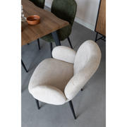 thumbnail: Housecraft Living Housecraft Living Alaz Eetkamerstoelen met armleuning Off-white (set van 2) Alaz Eetkamerstoelen met armleuning Off-white - Set van 2