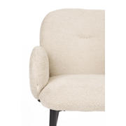 thumbnail: Housecraft Living Housecraft Living Alaz Eetkamerstoelen met armleuning Off-white (set van 2) Alaz Eetkamerstoelen met armleuning Off-white - Set van 2