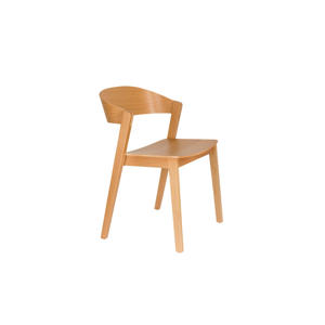  Wooz eetkamerstoel Eikenhout Bruin - Set van 2