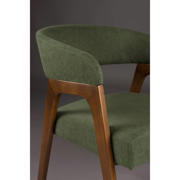 thumbnail: Dutchbone  Adamello Eetkamerstoelen Groen - Set van 2