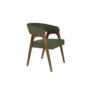 thumbnail: Dutchbone  Adamello Eetkamerstoelen Groen - Set van 2