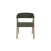 thumbnail: Dutchbone  Adamello Eetkamerstoelen Groen - Set van 2
