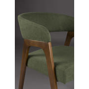 thumbnail: Dutchbone  Adamello Eetkamerstoelen Groen - Set van 2