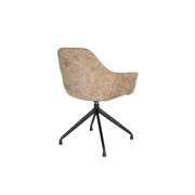 thumbnail: Housecraft Living  Wiz Eetkamerstoelen Draaibaar Bruin - Set van 2