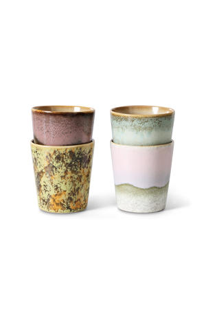 koffiekopje 70s (Ø7,5 cm) (180 ml) (set van 4)