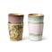 HKLIVING koffiekopje 70s (Ø7,5 cm) (180 ml) (set van 4)