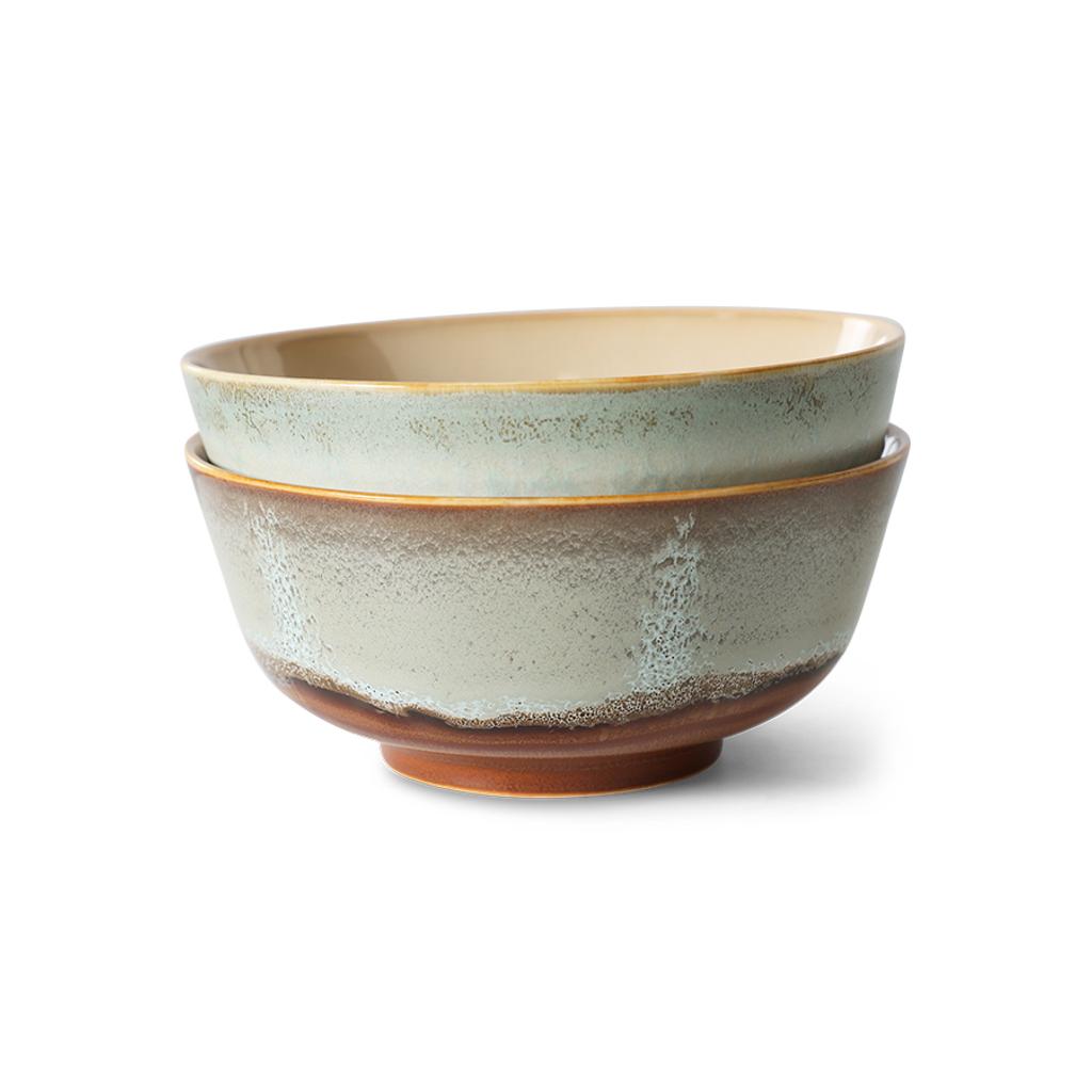 HKLIVING ramen kom 70s (Ø19 cm) (set van 2)