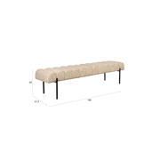 thumbnail: Housecraft Living eetkamerbank Jethro 160 cm