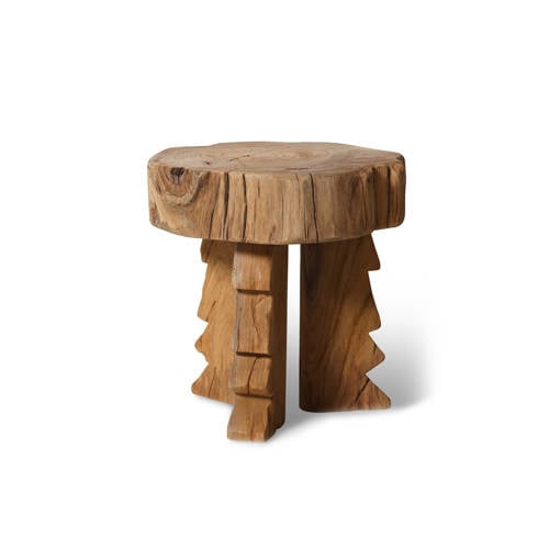 HKLIVING kruk Carved afbeelding