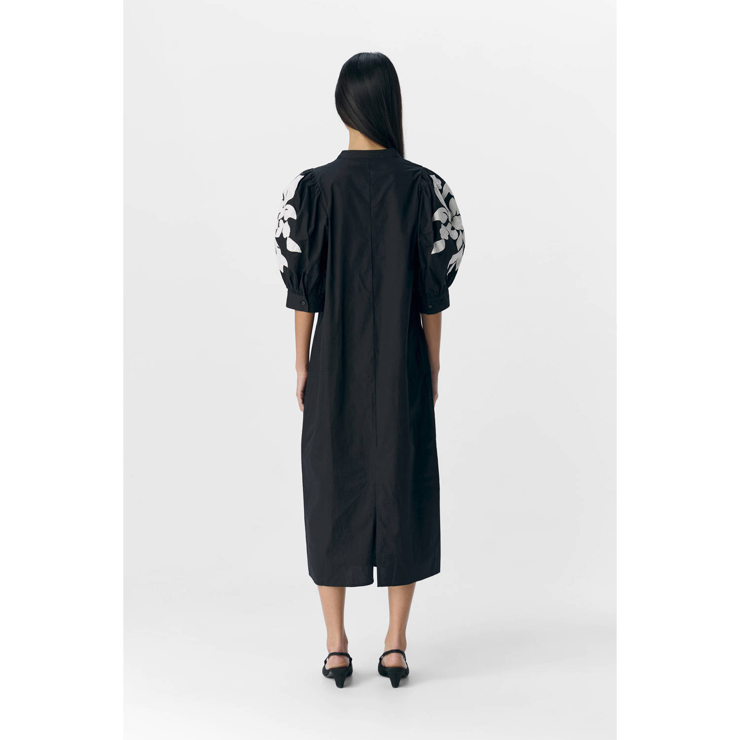 OBJECT midi jurk zwart