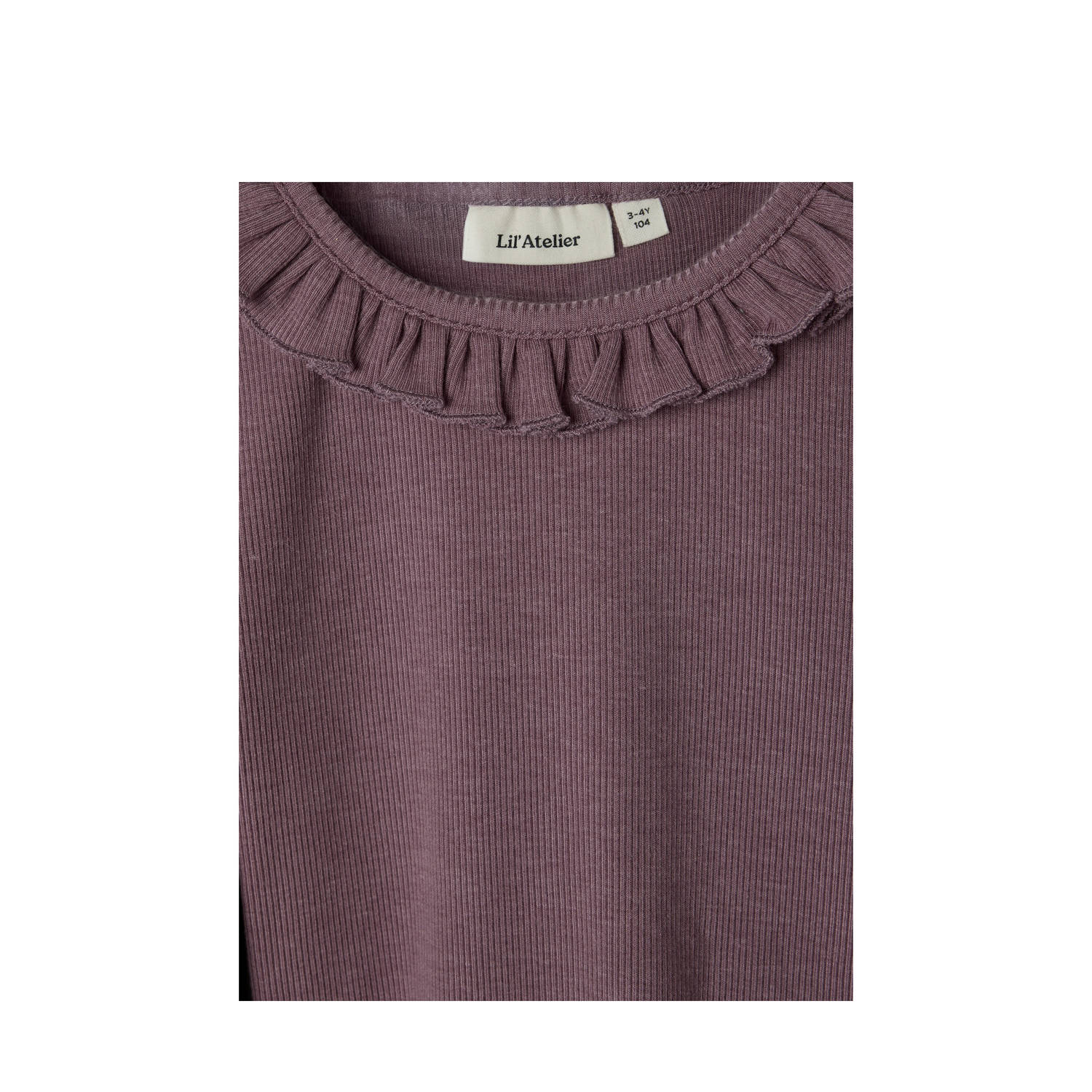 LIL' ATELIER MINI longsleeve aubergine