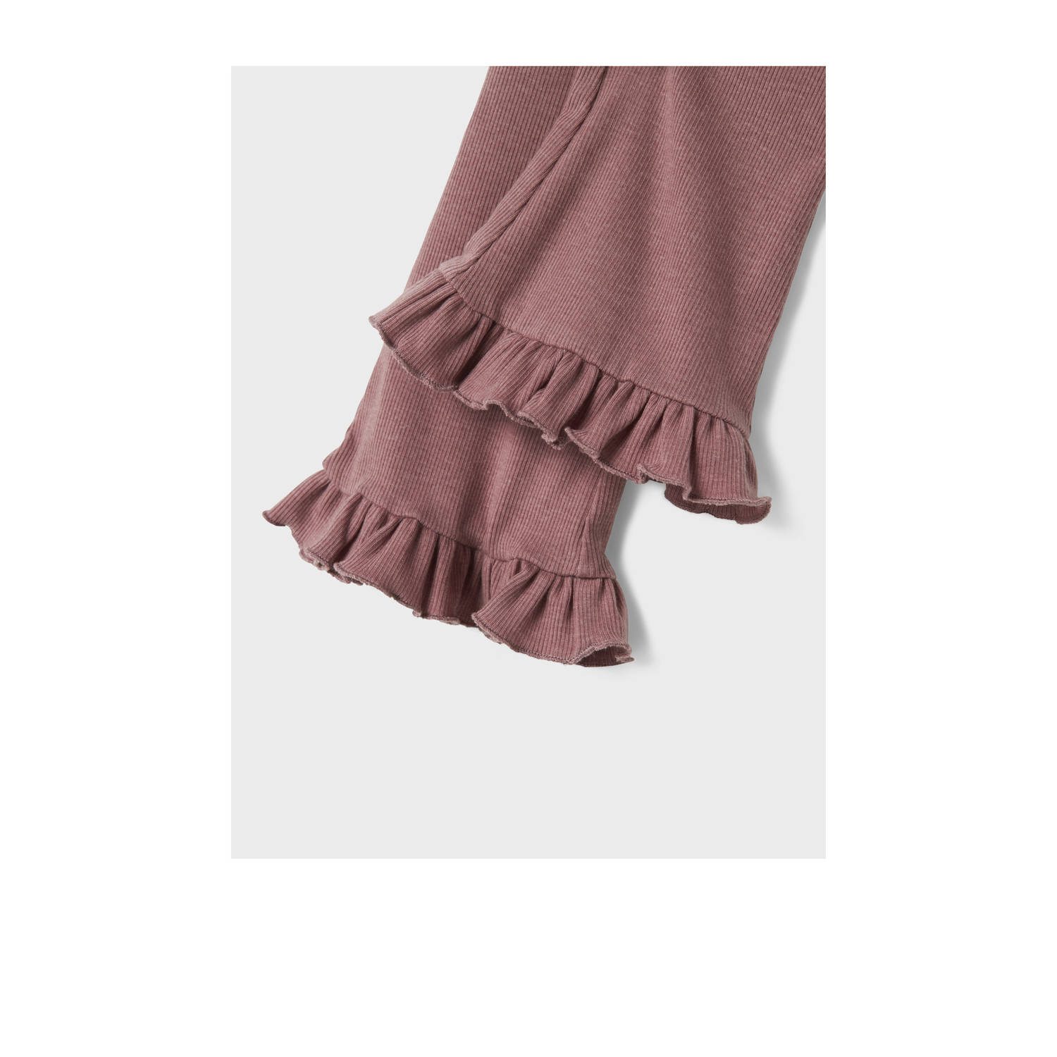 LIL' ATELIER MINI bootcut casual broek oudroze