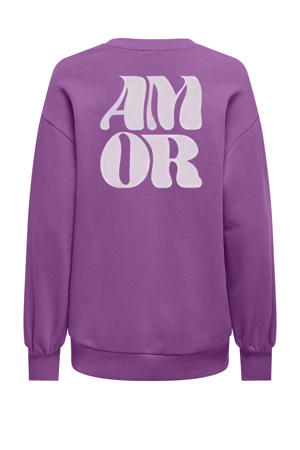 zwangerschaps sweater paars