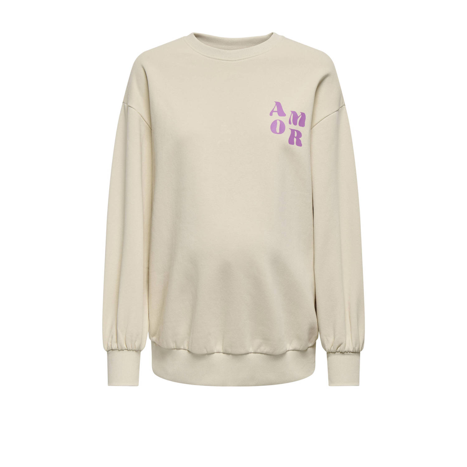 ONLY MATERNITY zwangerschaps sweater ecru