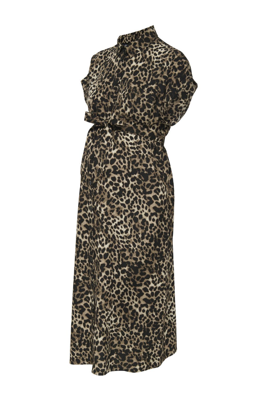 Panterprint Onlhannover Only Jurk Panterprint Groen Witte Jurken