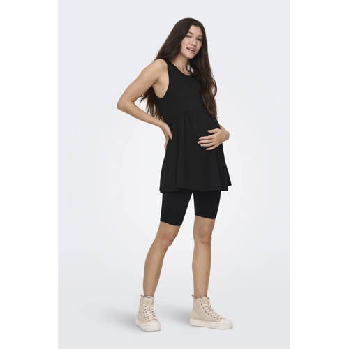 ONLY MATERNITY bikershort OLMLOVELY - set van 2 bruin/zwart afbeelding