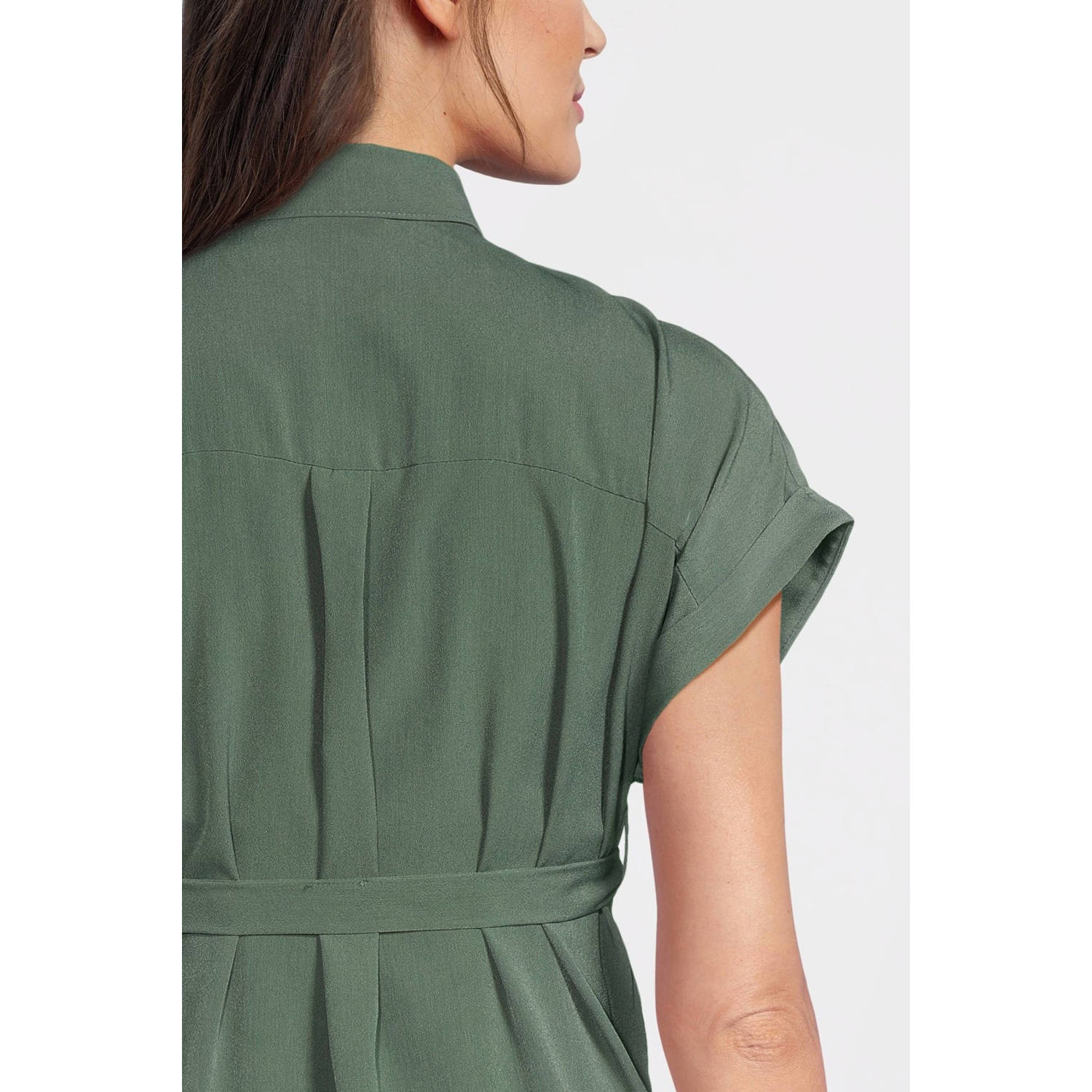 ONLY MATERNITY zwangerschaps- en voedings midi jurk groen