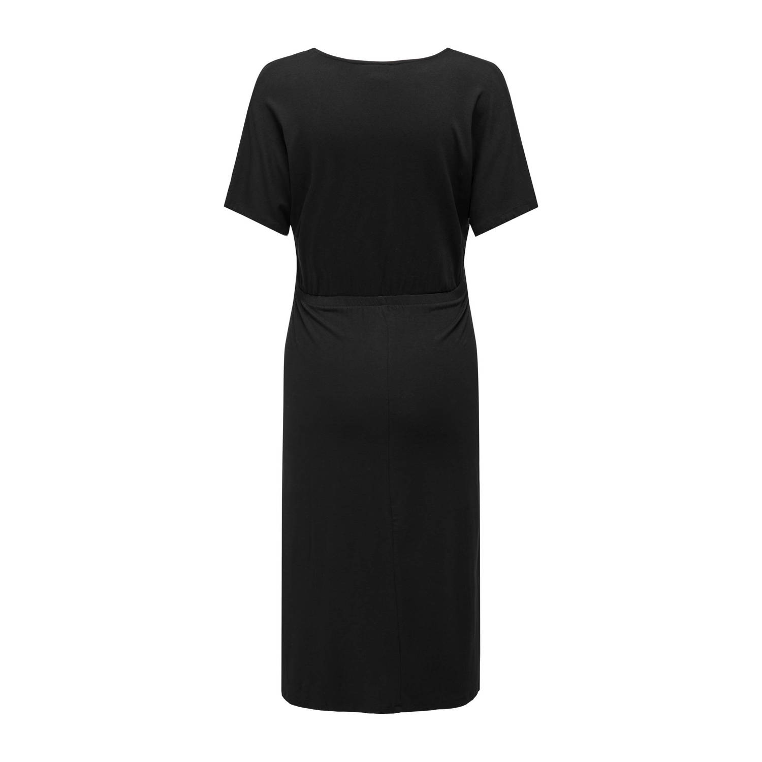 ONLY MATERNITY zwangerschaps midi jurk zwart