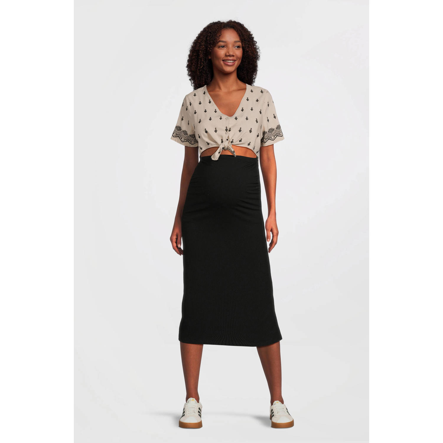 ONLY MATERNITY zwangerschaps blousetop ecru