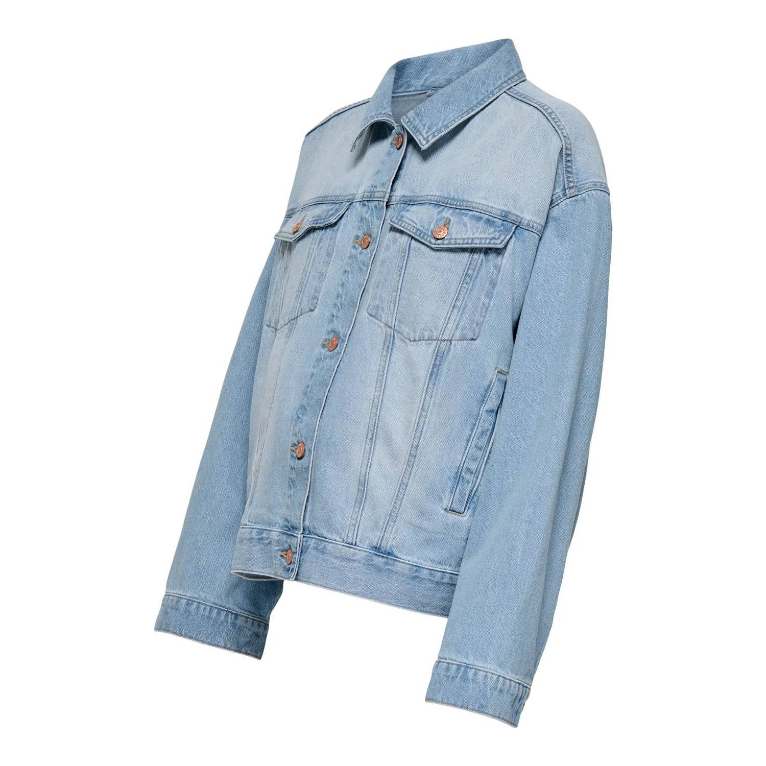 ONLY MATERNITY zwangerschaps spijkerjas light blue denim