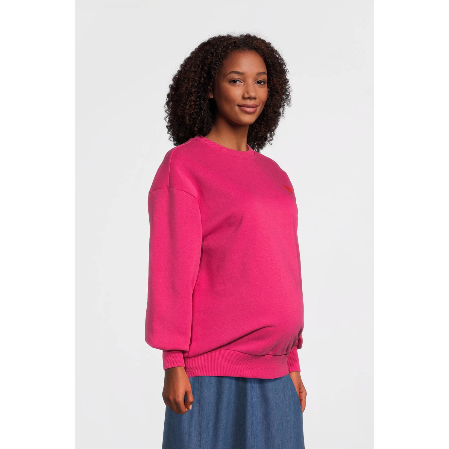 ONLY MATERNITY zwangerschaps sweater roze