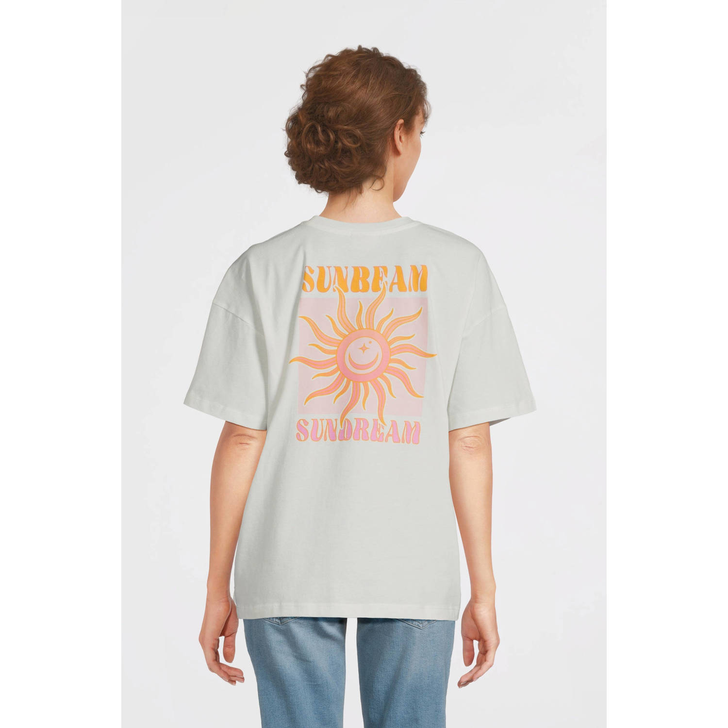 ONLY MATERNITY zwangerschaps T-shirt wit gebreid