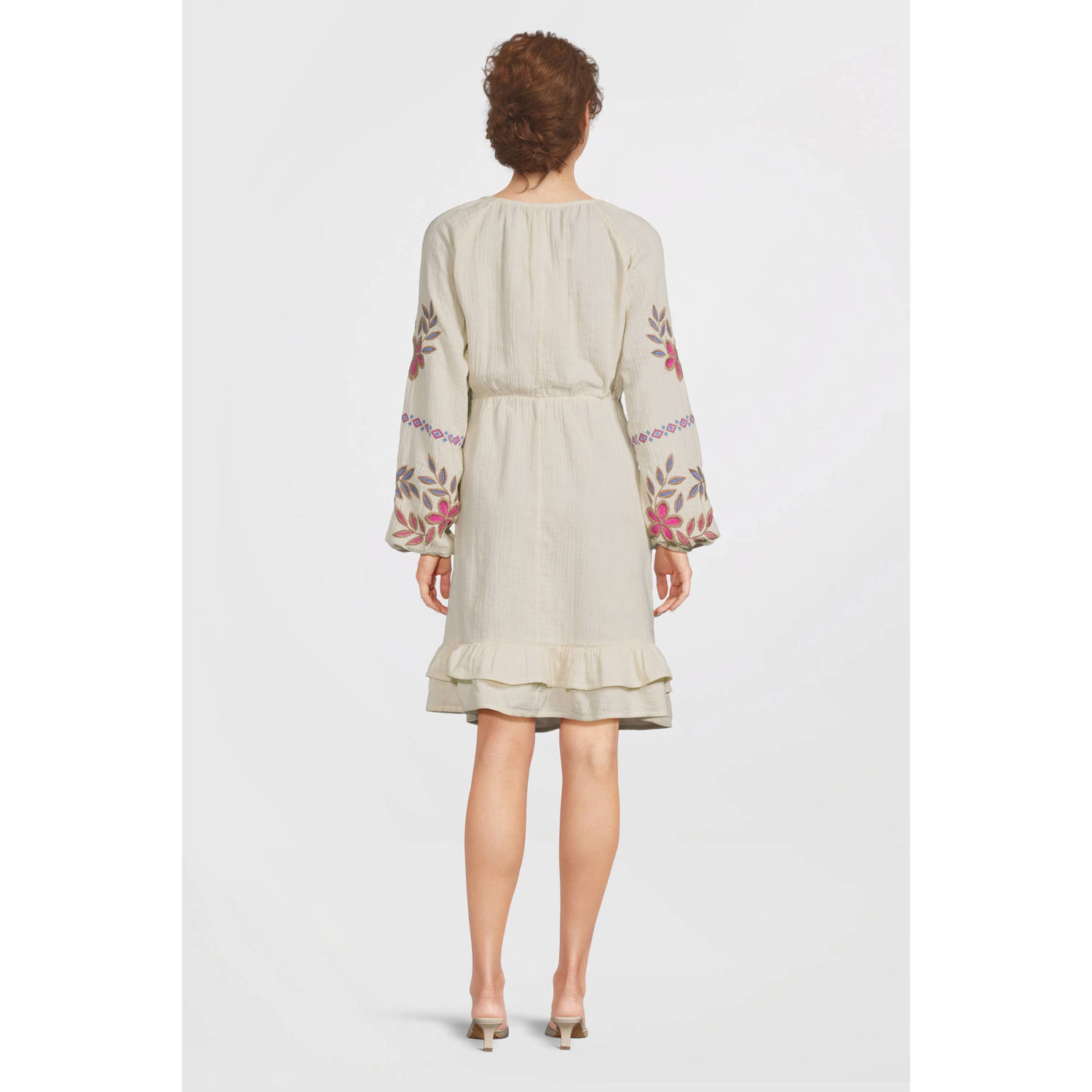 ONLY MATERNITY zwangerschaps korte jurk ecru