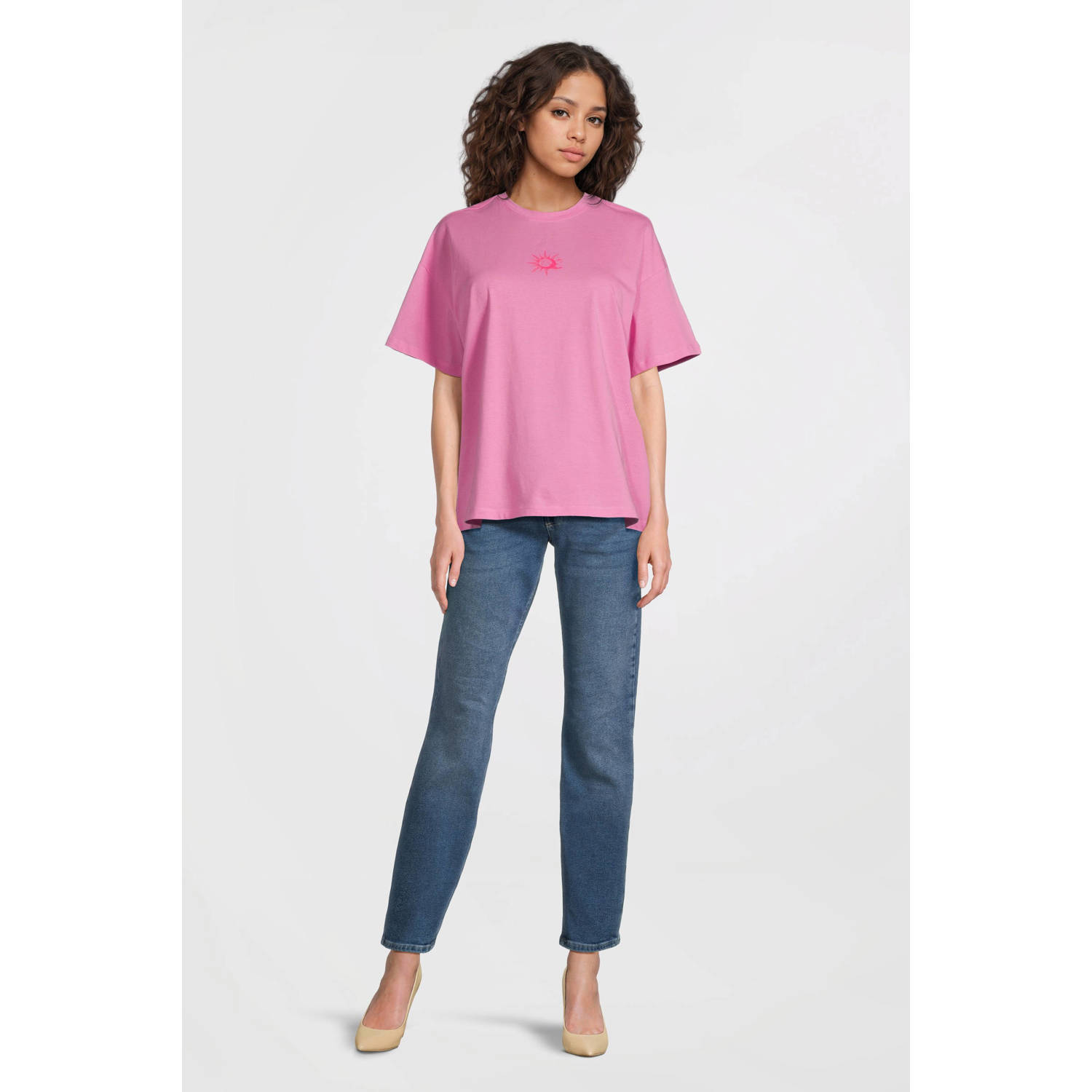 ONLY MATERNITY zwangerschaps T-shirt roze