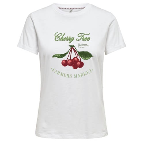 ONLY T-shirt wit afbeelding