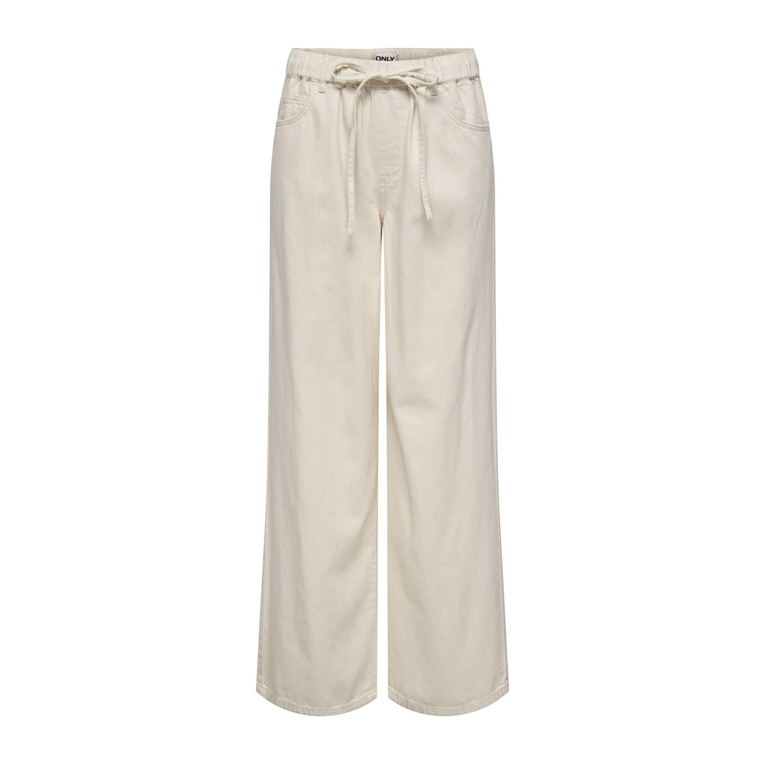 ONLY wide leg jeans ecru
