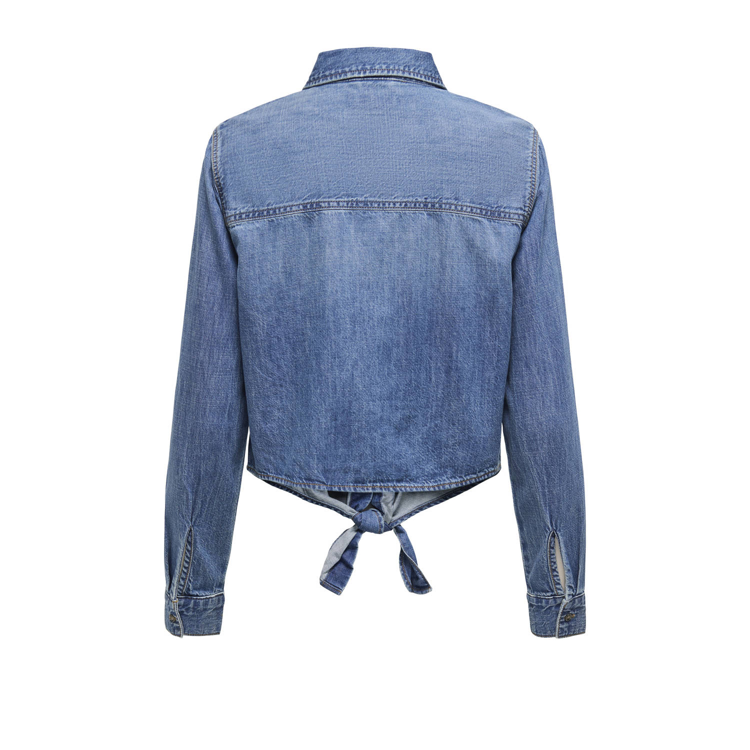 ONLY blouse medium blue denim