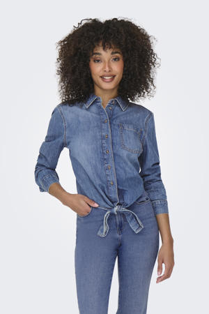 blouse medium blue denim