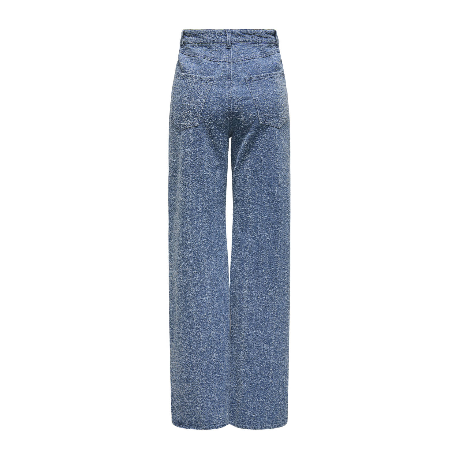 ONLY waist wide leg jeans medium blue denim