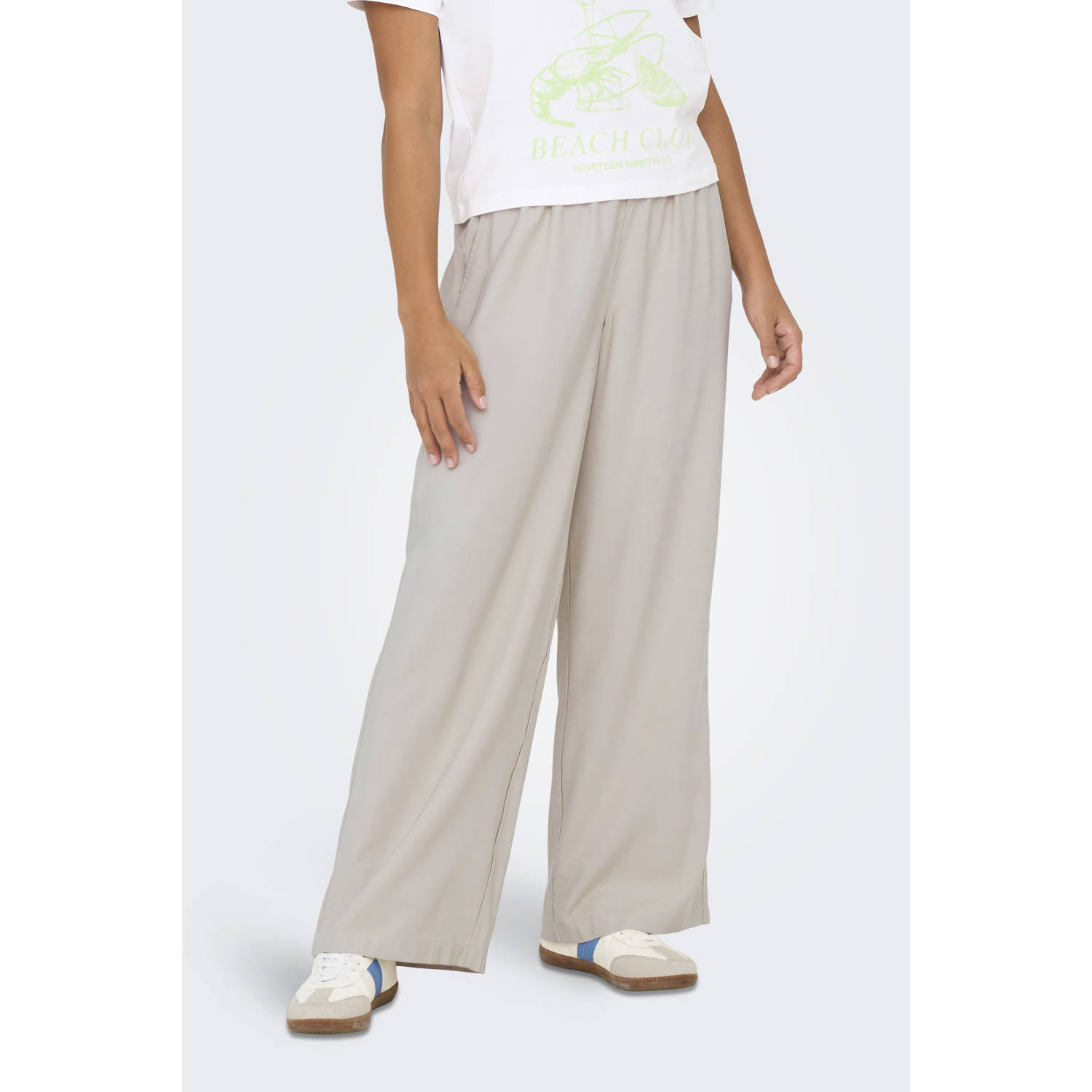 Only Wijde broek van viscosemix model 'ARIS LIFE'