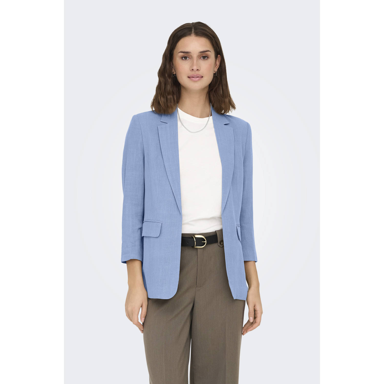 ONLY regular blazer lichtblauw