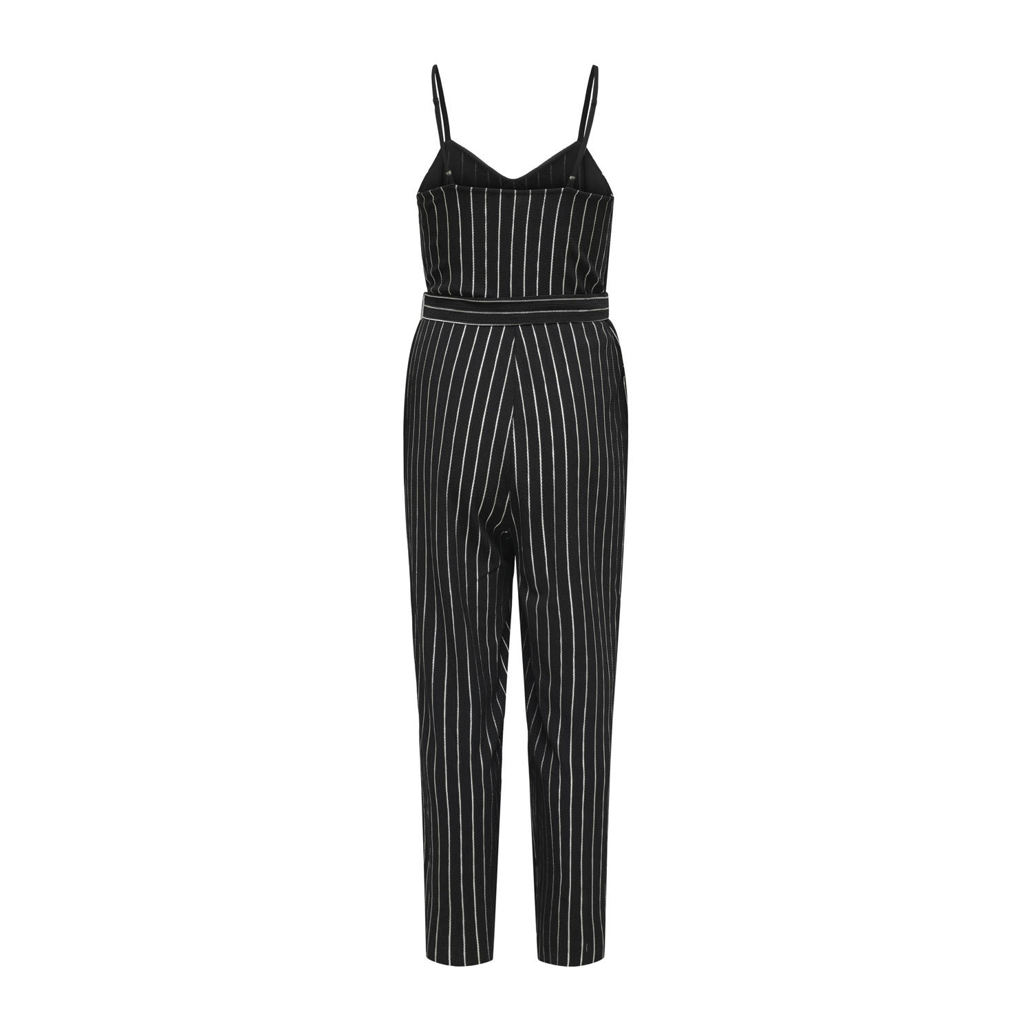 ONLY regular jumpsuit zwart gebreid