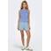ONLY mouwloze top blauw broderie
