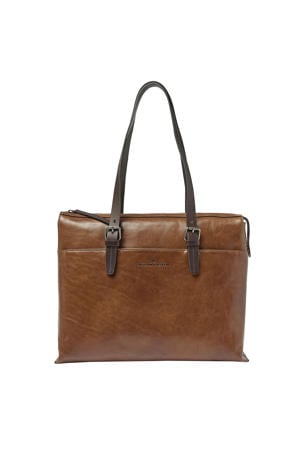 15.4 inch laptoptas Rien cognac
