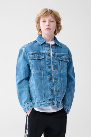 spijkerjas medium blue denim
