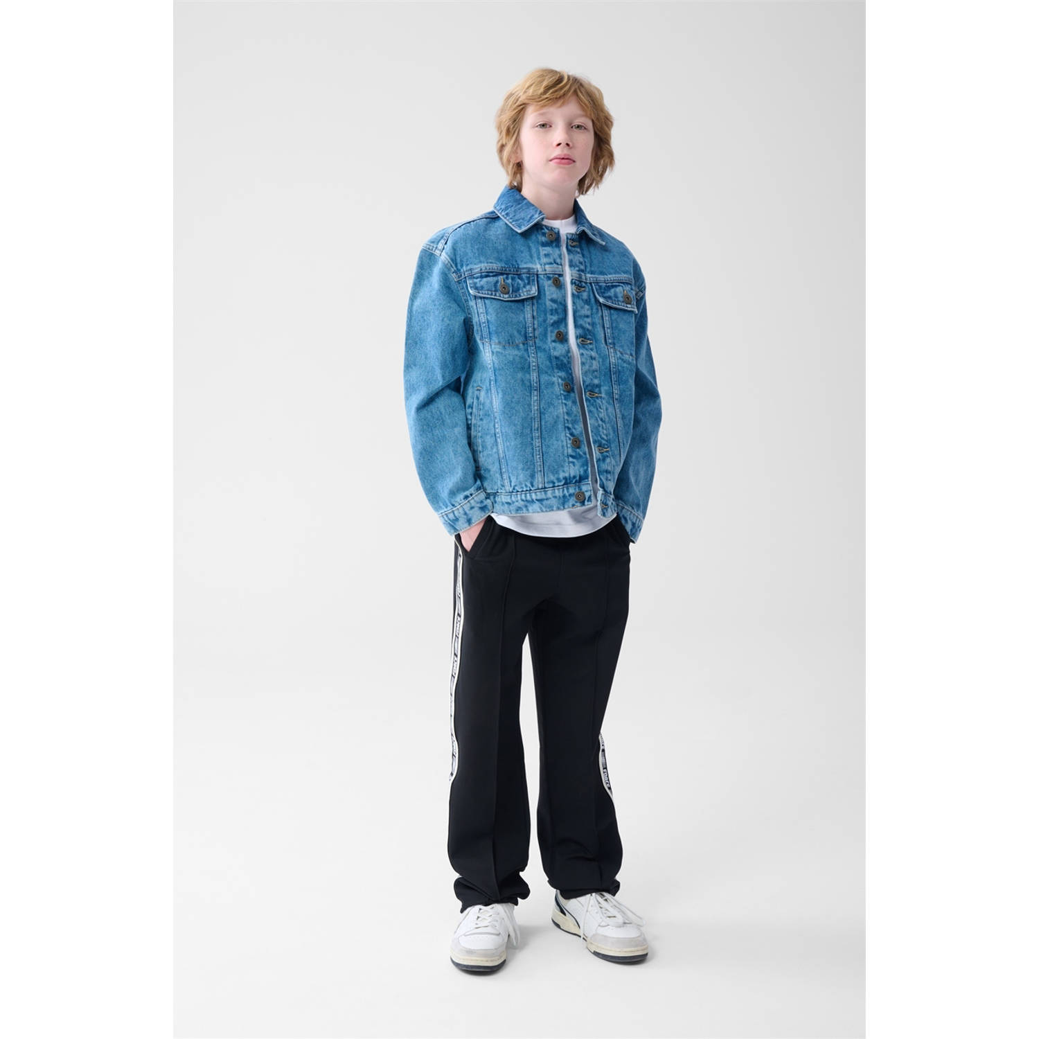Shoeby spijkerjas medium blue denim