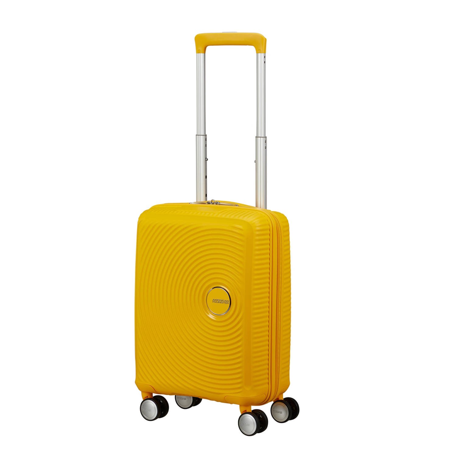 American Tourister trolley Soundbox Mini 47 cm. geel