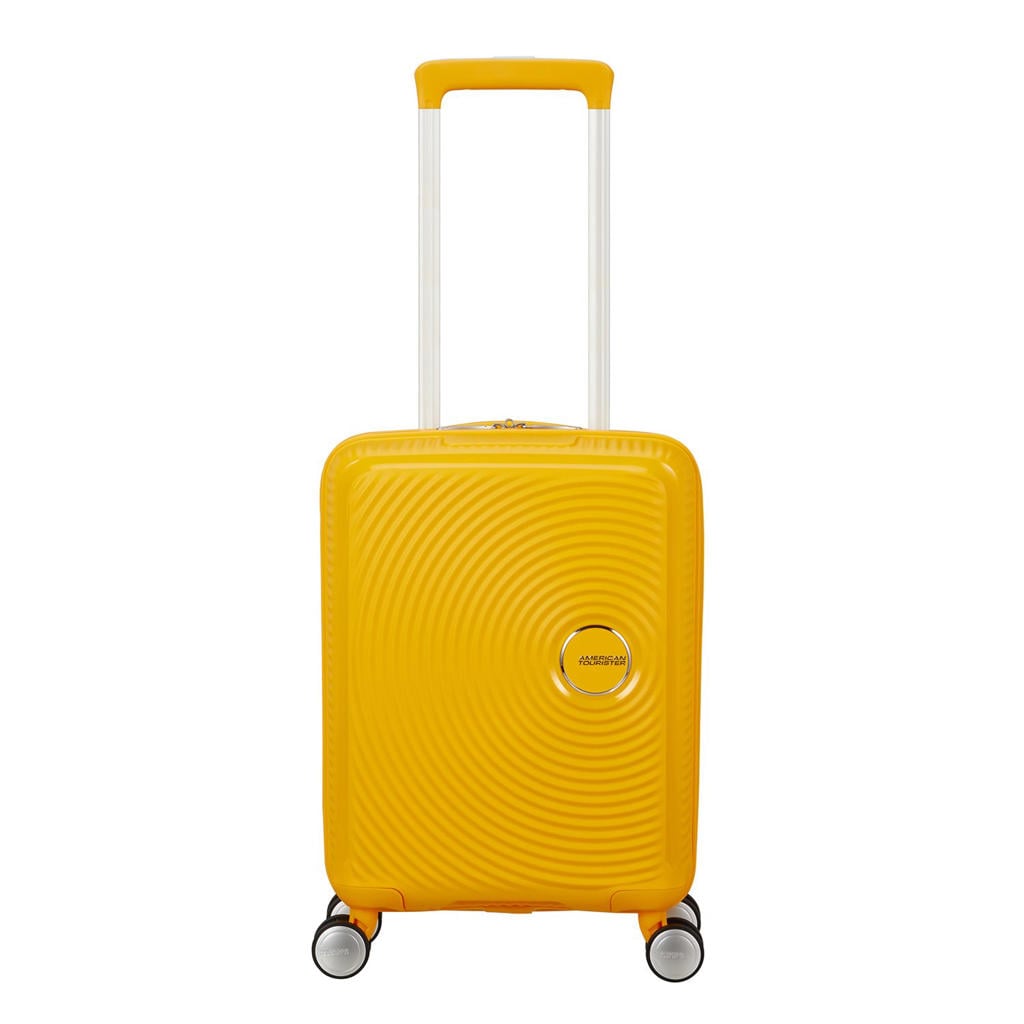 American Tourister trolley Soundbox Mini 47 cm. geel