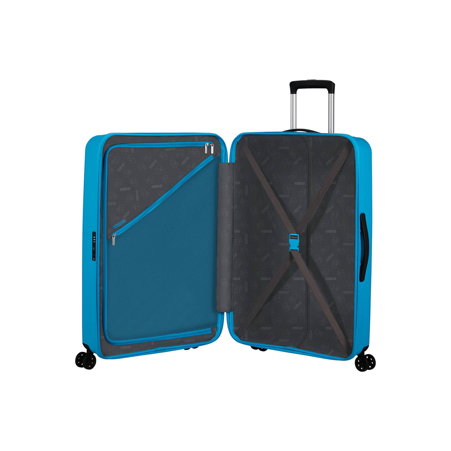 American Tourister trolley Rejoy 77 cm. blauw