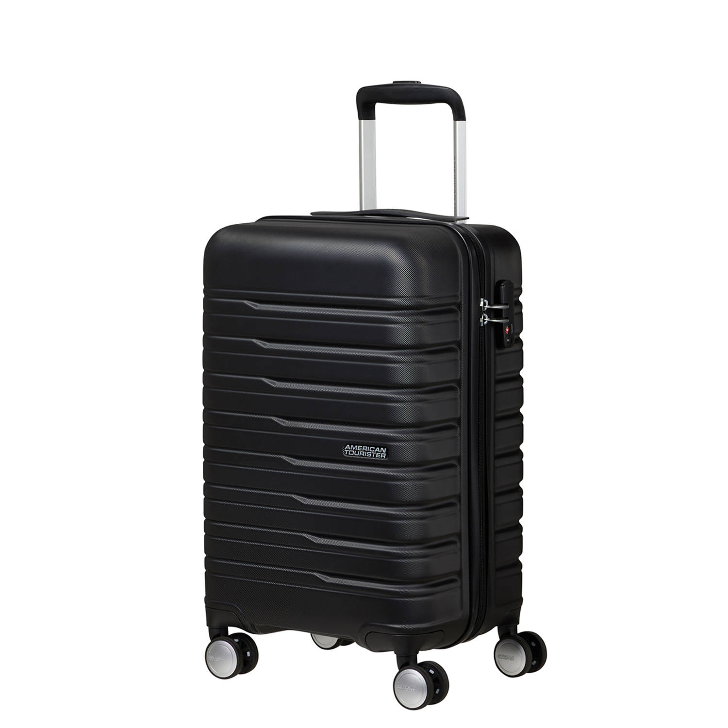 American Tourister trolley Flashline 55 cm. zwart