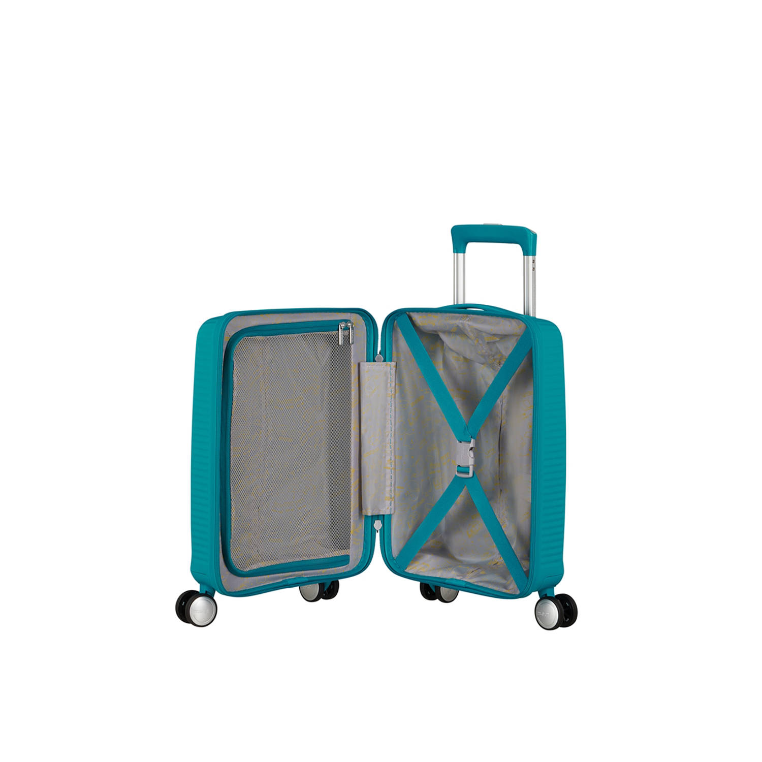 American Tourister trolley Soundbox 47 cm. blauw