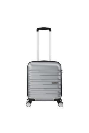 trolley Flashline 45 cm. Underseater zilverkleurig