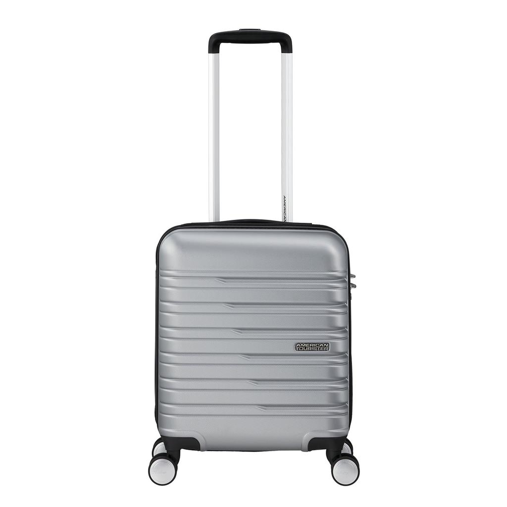American Tourister trolley Flashline 45 cm. Underseater zilverkleurig