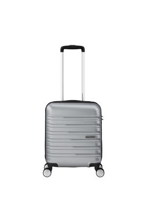 trolley Flashline 45 cm. Underseater zilverkleurig