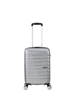  trolley Flashline 55 cm. zilverkleurig